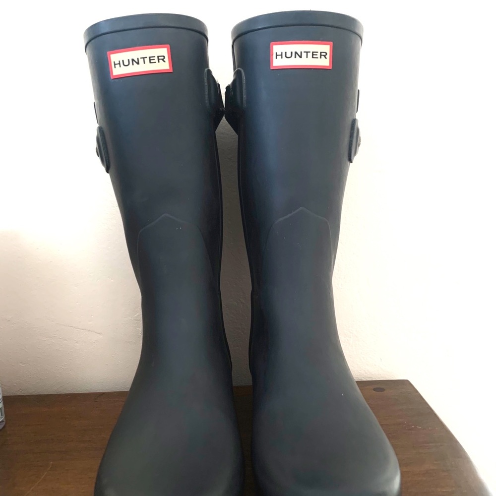 Hunter boots- Size 8